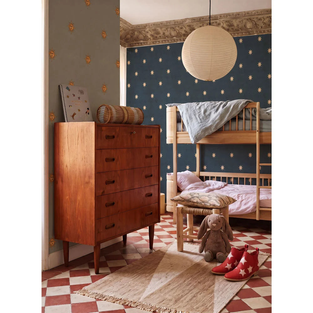 Dekornik Vliesbehang - Classy stars navy blue