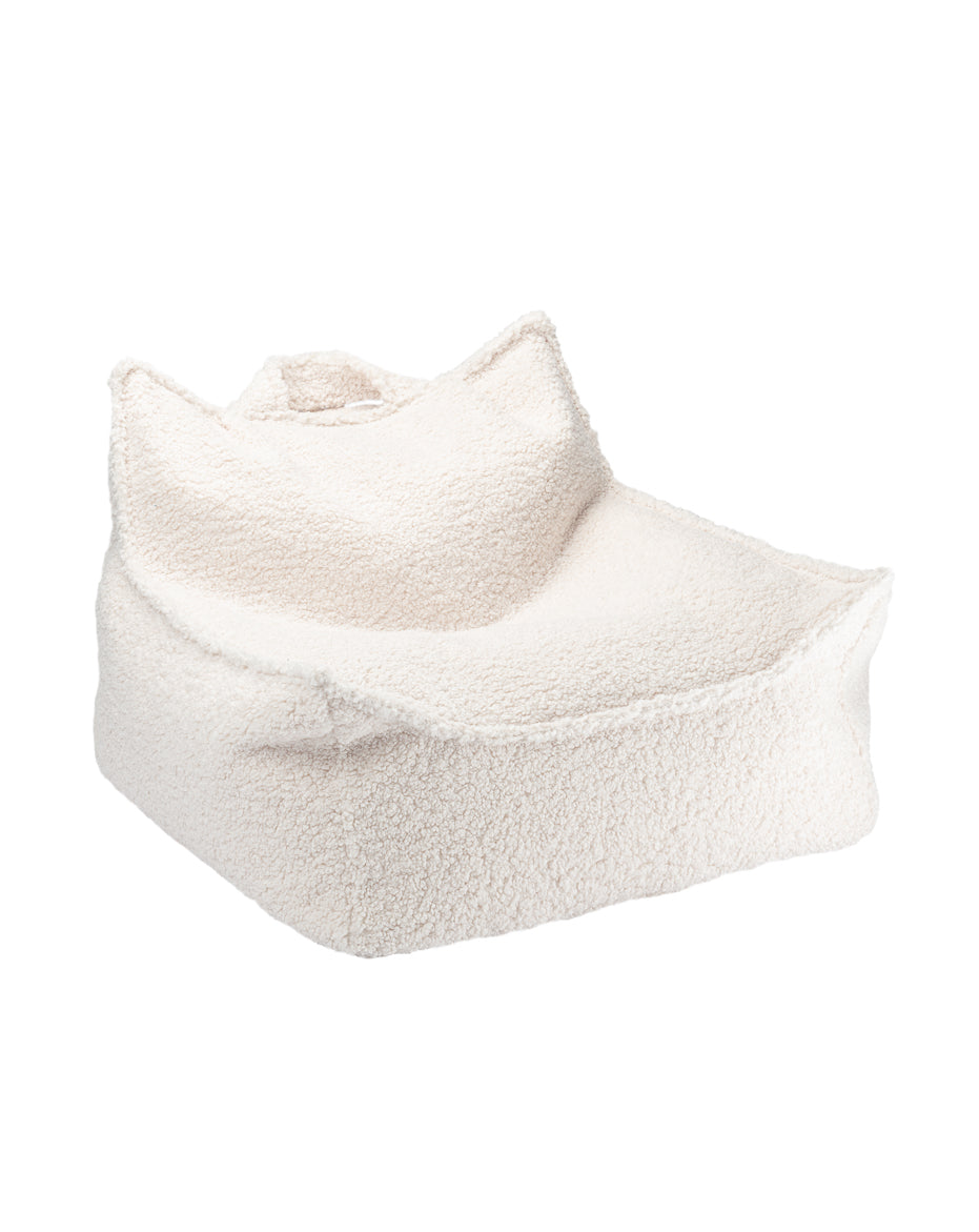 Wigiwama Wigiwama Beanbag Chair - Cream White - Decomusy