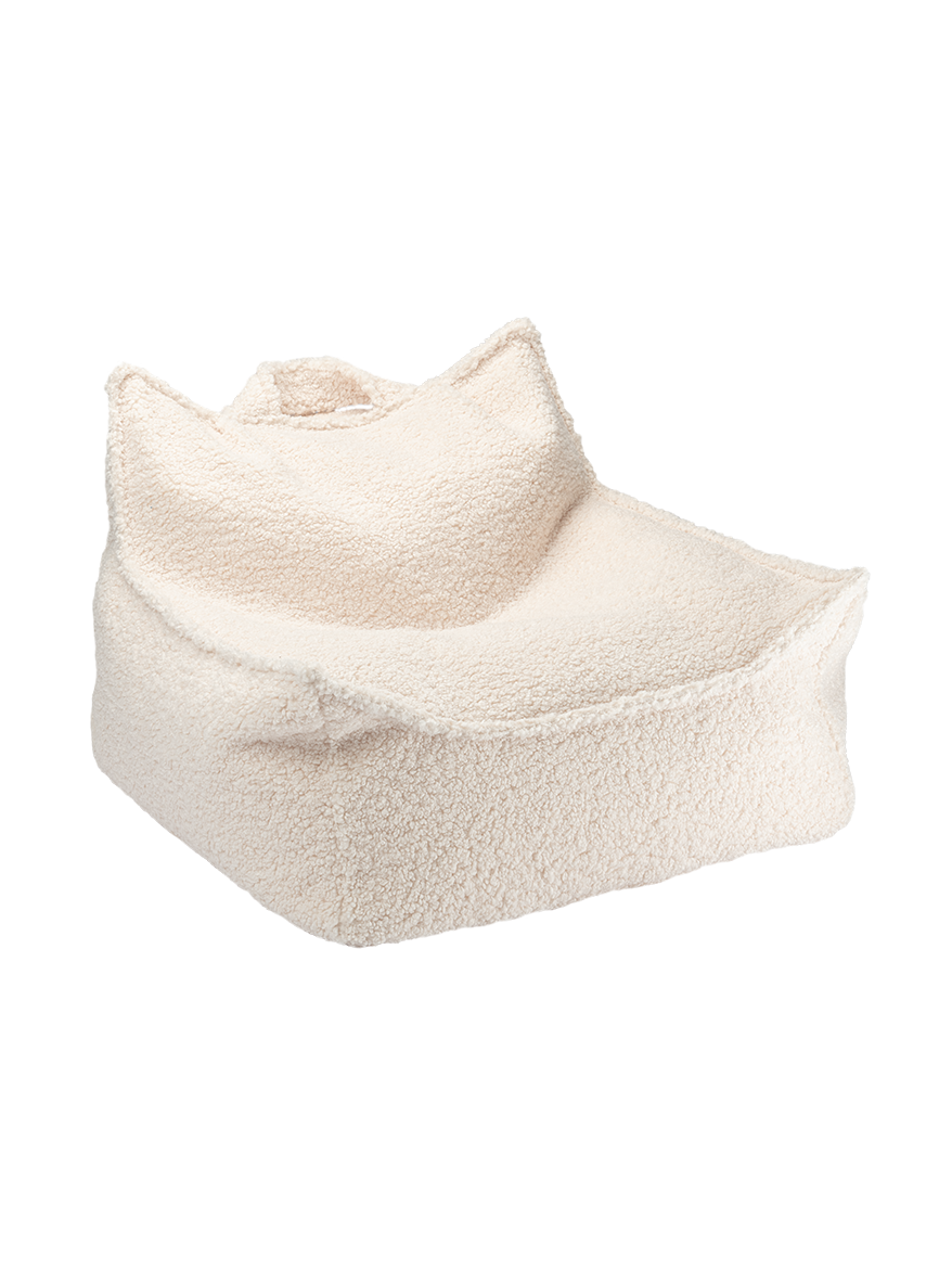 Wigiwama Wigiwama Beanbag Chair - Cream White - Decomusy