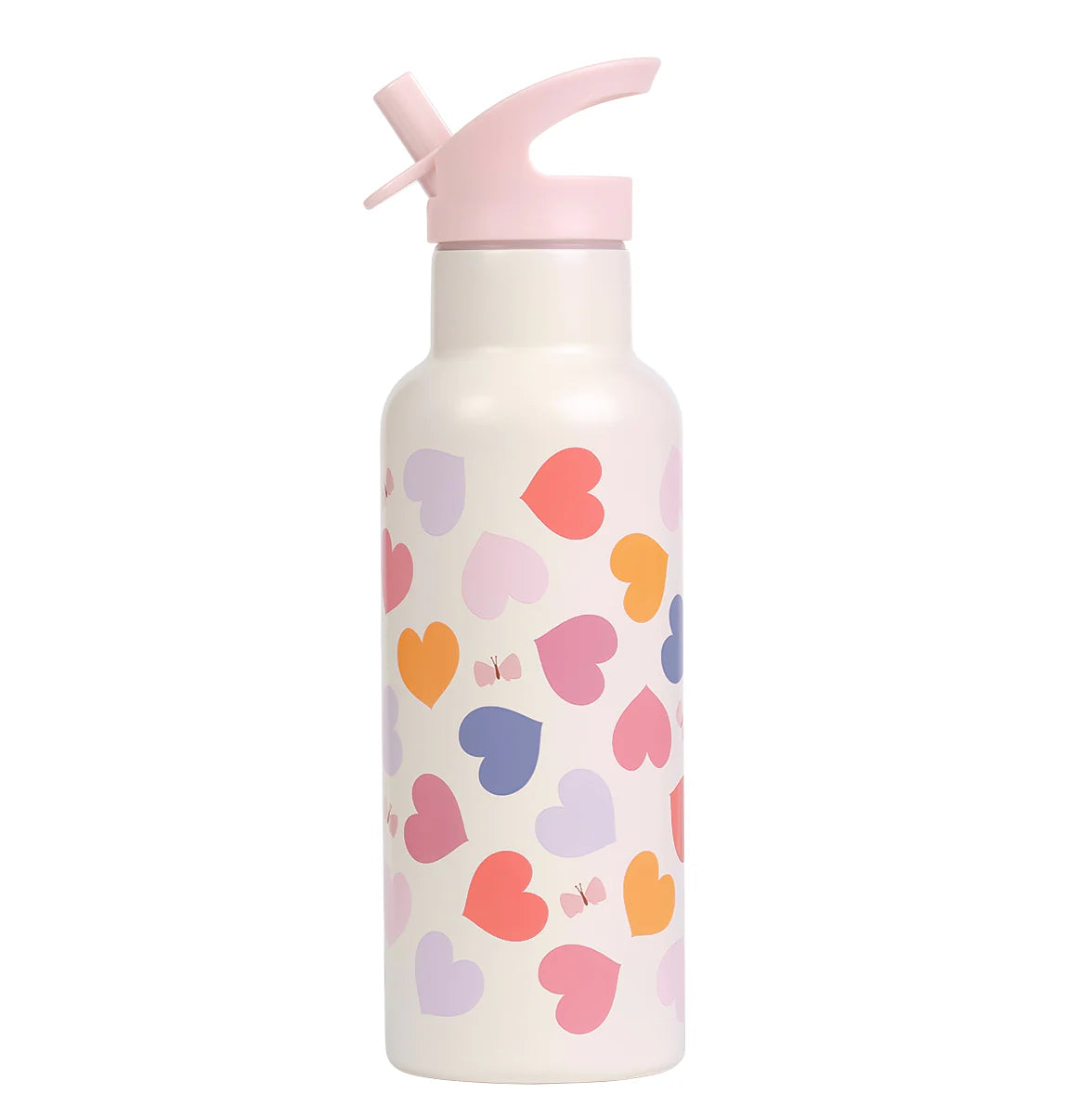 A Little Lovely Company XL roestvrijstalen drinkfles Hearts