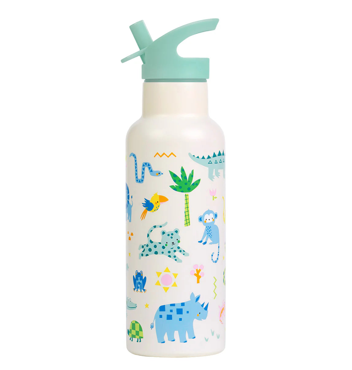 A Little Lovely Company XL roestvrijstalen drinkfles Jungle