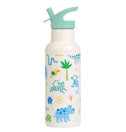 A Little Lovely Company XL roestvrijstalen drinkfles Jungle