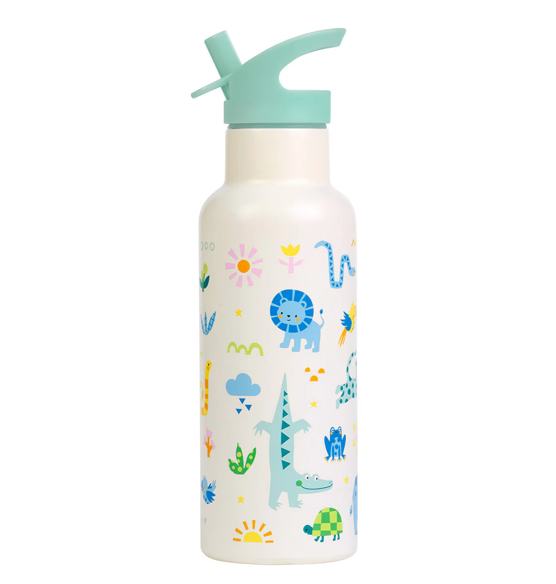A Little Lovely Company XL roestvrijstalen drinkfles Jungle