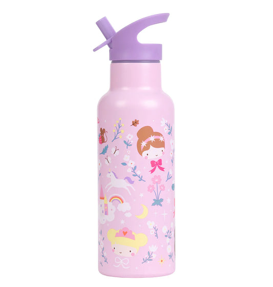 A Little Lovely Company XL roestvrijstalen drinkfles Princesses