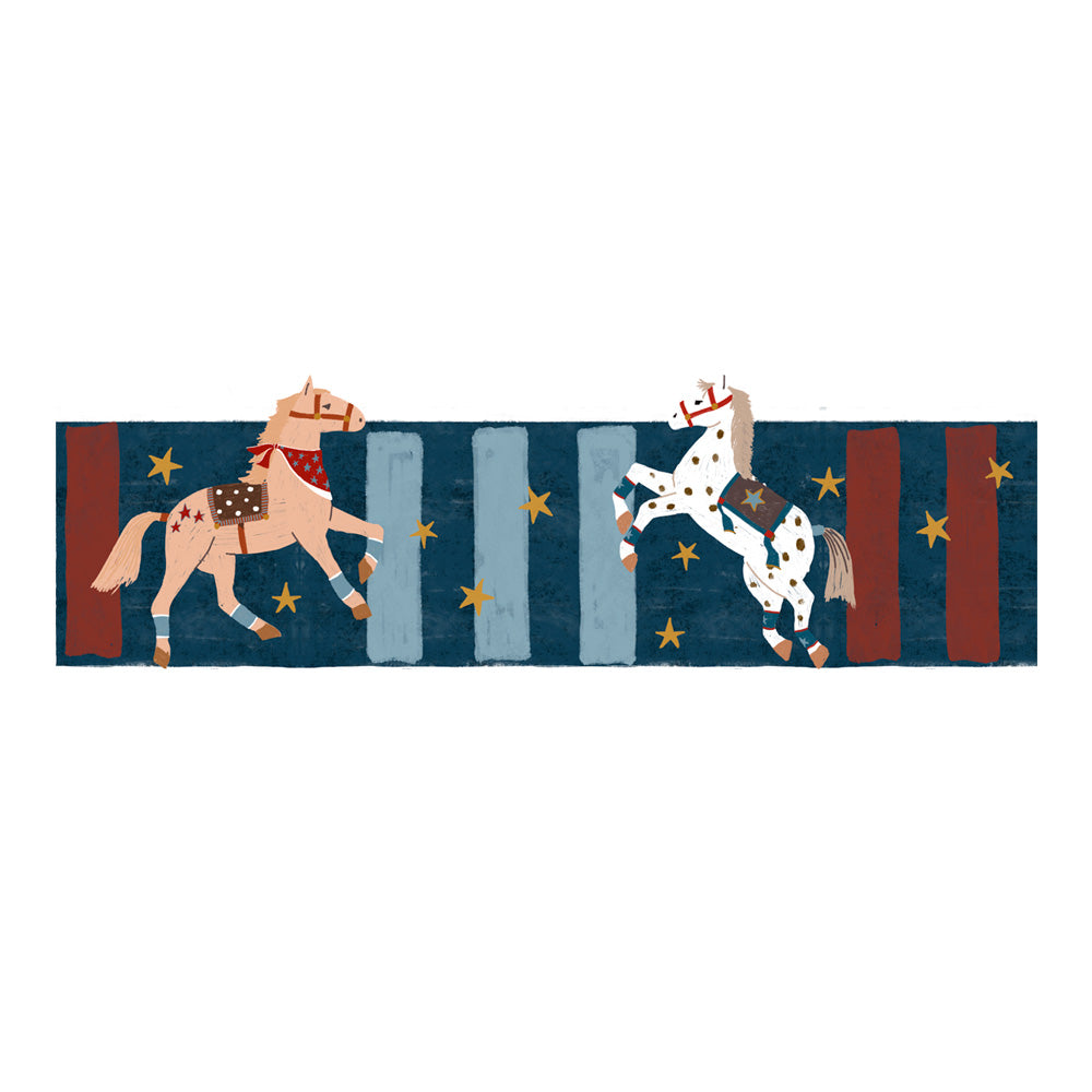 Dekornik Behangrand Border Horses and stars