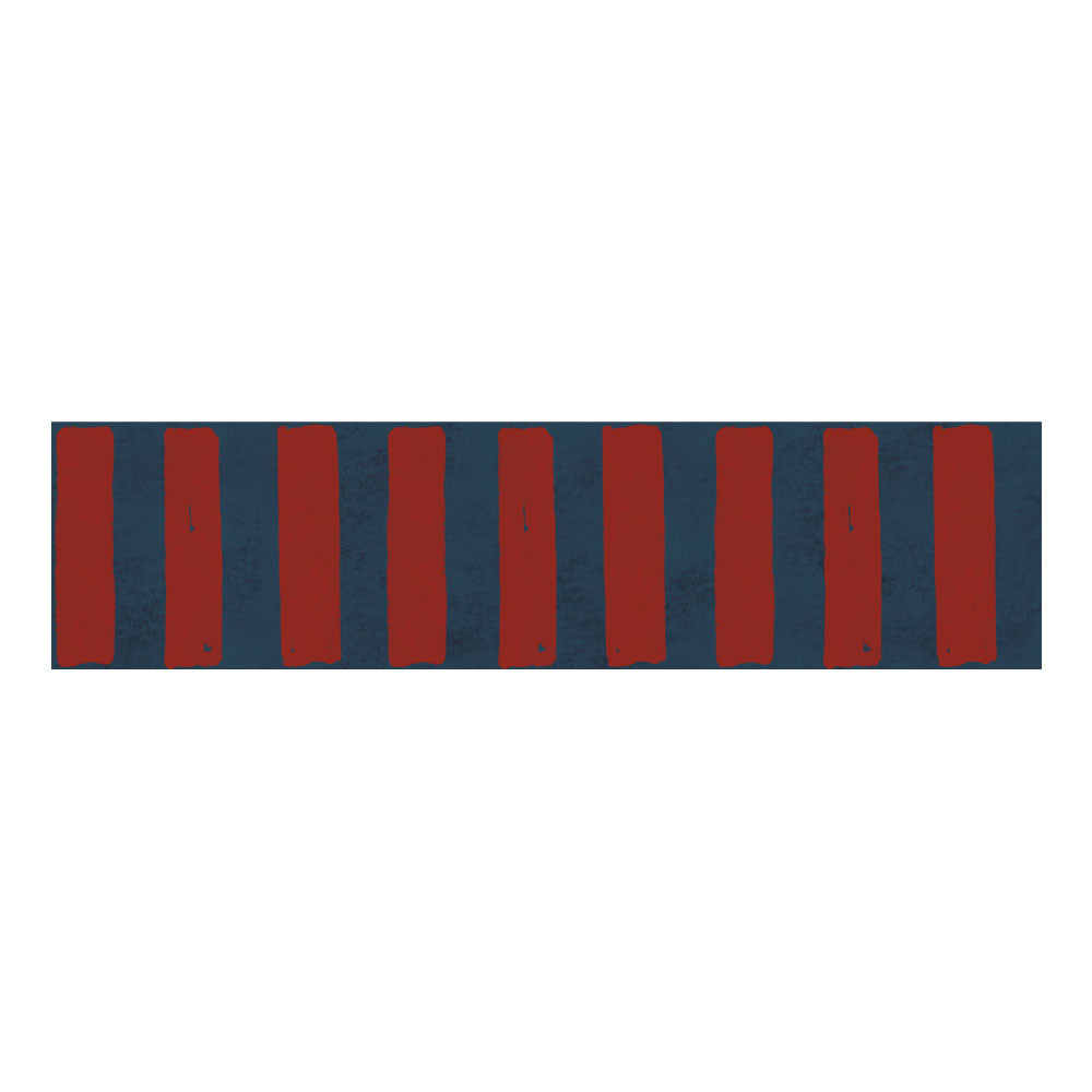 Dekornik Behangrand Border Spanish stripes Red
