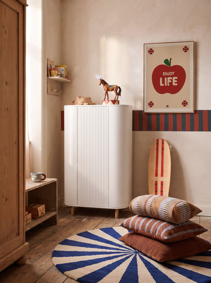 Dekornik Behangrand Border Spanish stripes Red