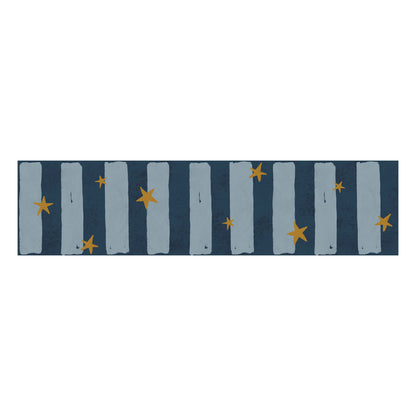 Dekornik Behangrand Border Spanish stripes Blue with Stars