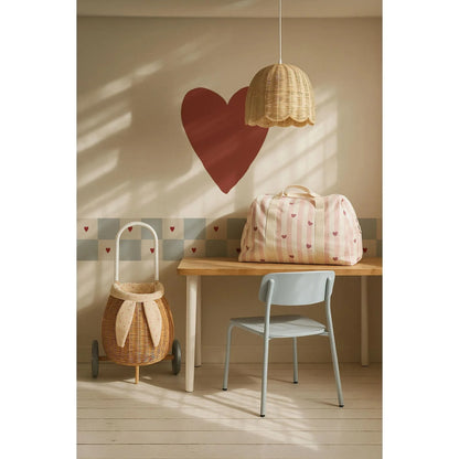 Dekornik Behangrand Border Check with Hearts