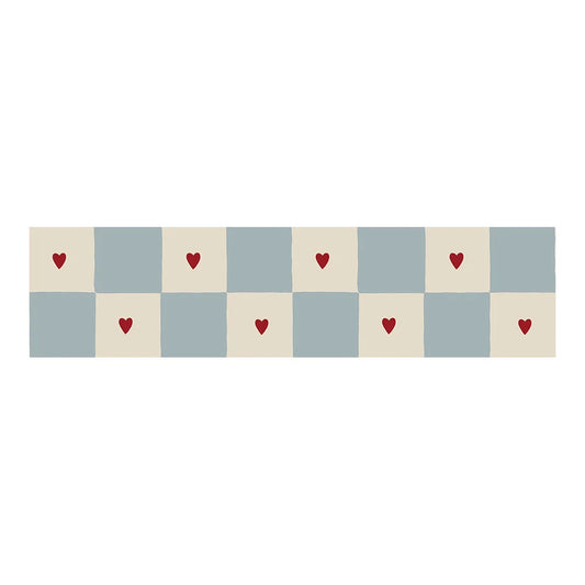 Dekornik Behangrand Border Check with Hearts