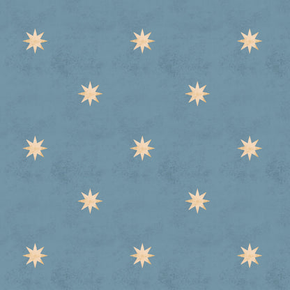 Dekornik Vliesbehang - Classy stars blue