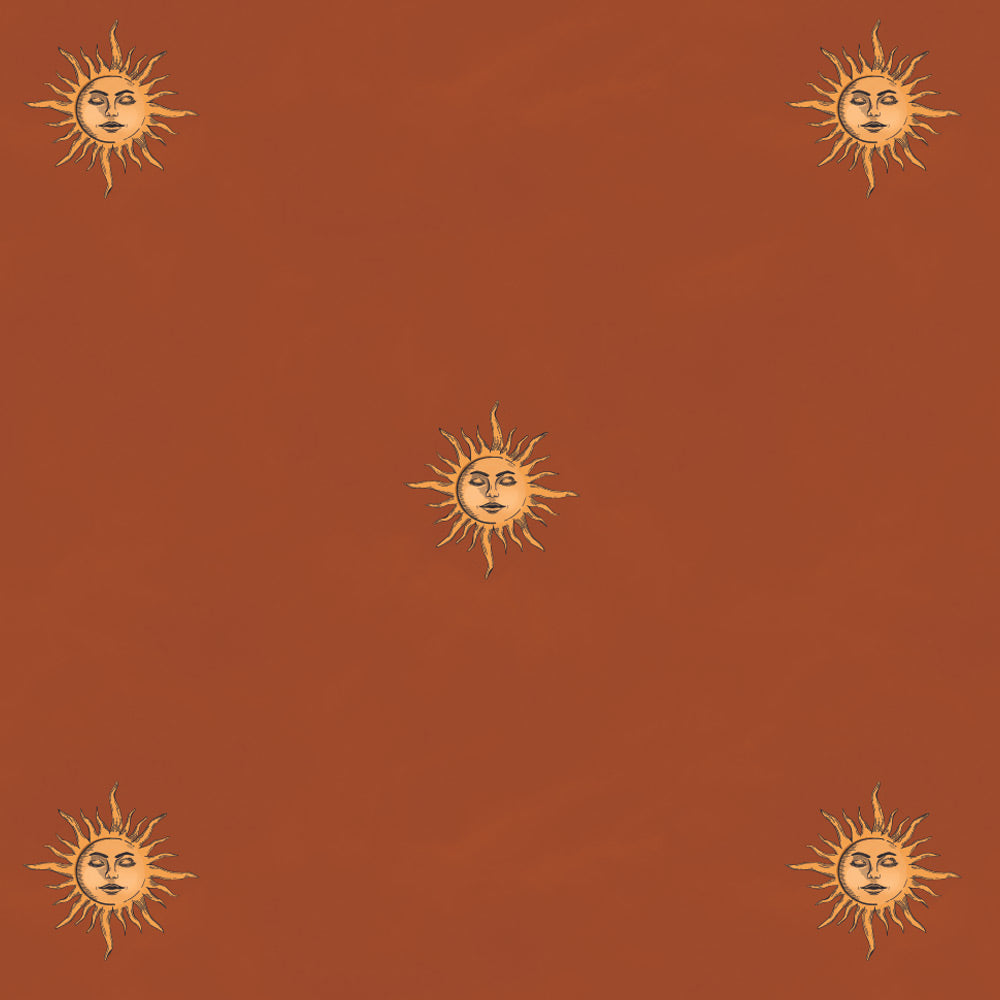 Dekornik Vliesbehang - Classic sun red Wallpaper