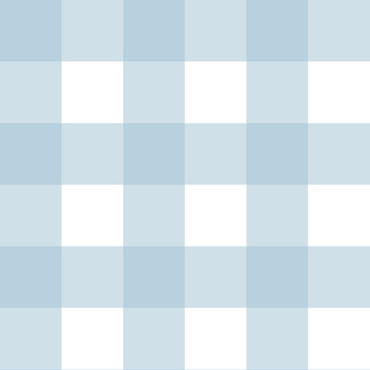 Dekornik Dekornik Behang - Check Light Blue - Decomusy