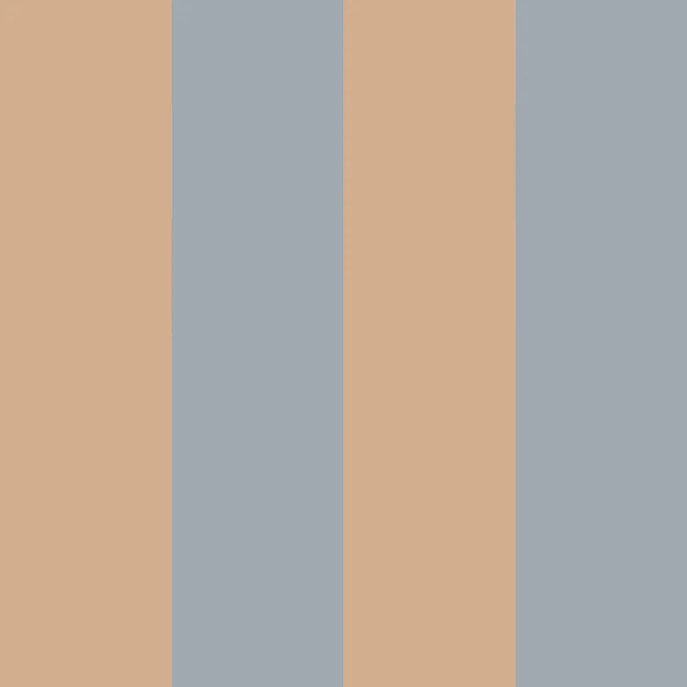Dekornik Vliesbehang - Stripes Blue Beige