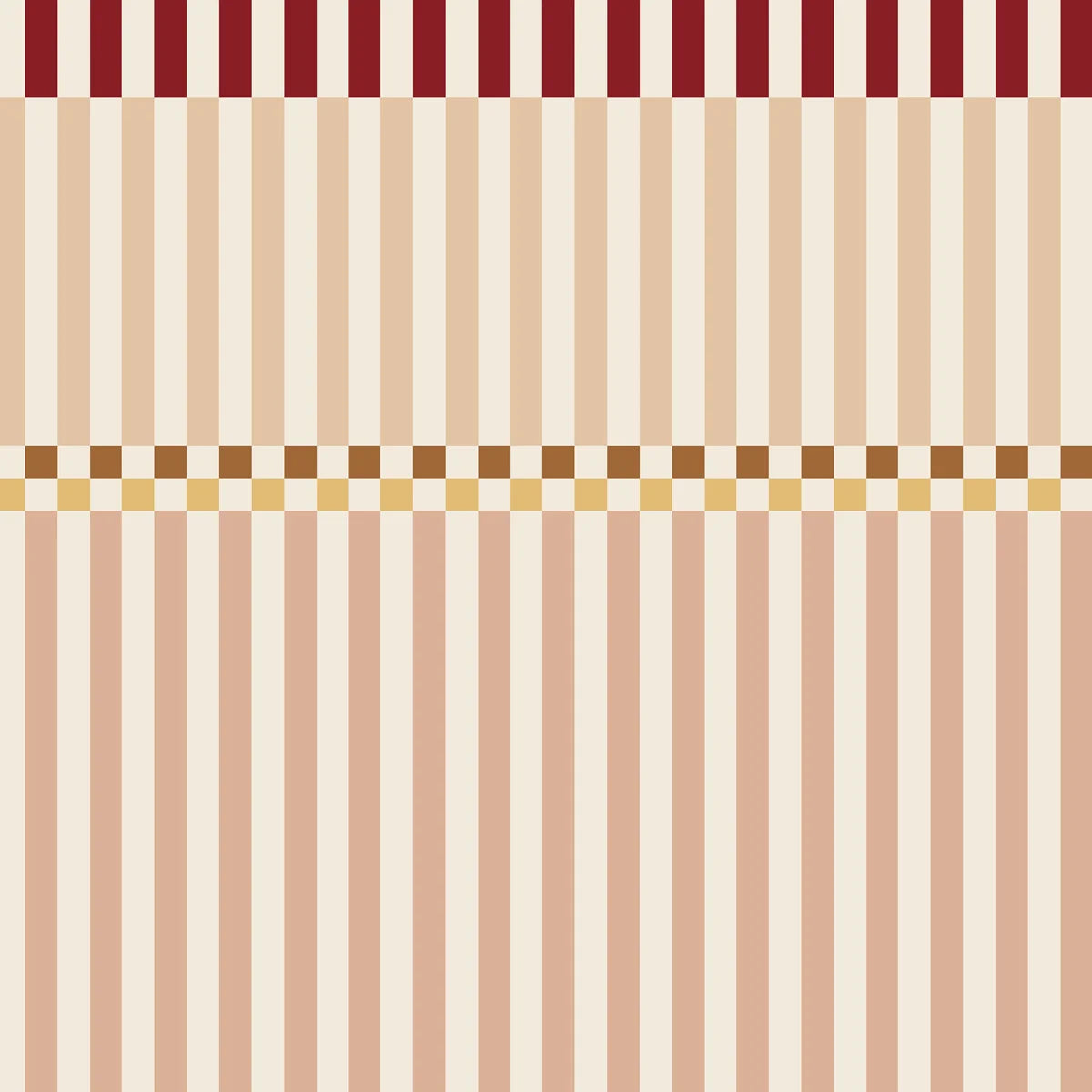 Dekornik Dekornik Vliesbehang - Stripes happy cherry pink - Decomusy