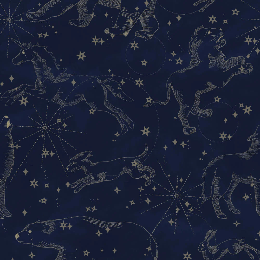 Dekornik Vliesbehang - Constellations dark