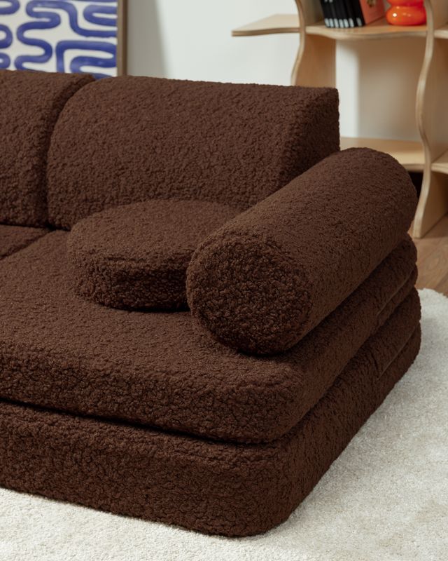 Wigiwama Wigiwama Settee Sofa Speelset Teddy - Warm Hazel - Decomusy