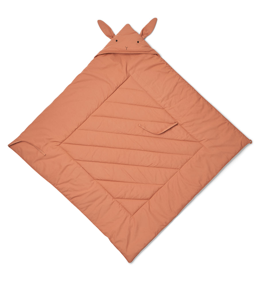 Liewood Liewood Daxton Wrap Blanket - Tuscany Rose - Decomusy
