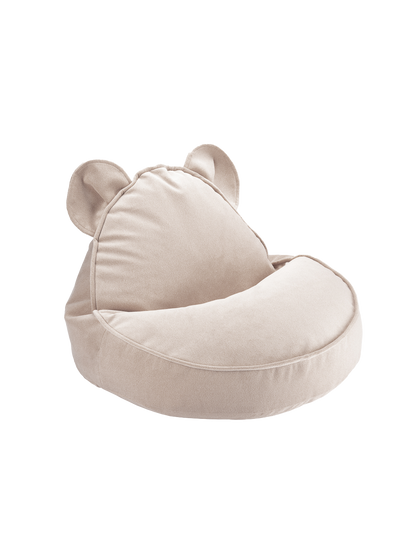 Wigiwama Wigiwama Bear Beanbag Chair Poef - Dusty Beige - Decomusy