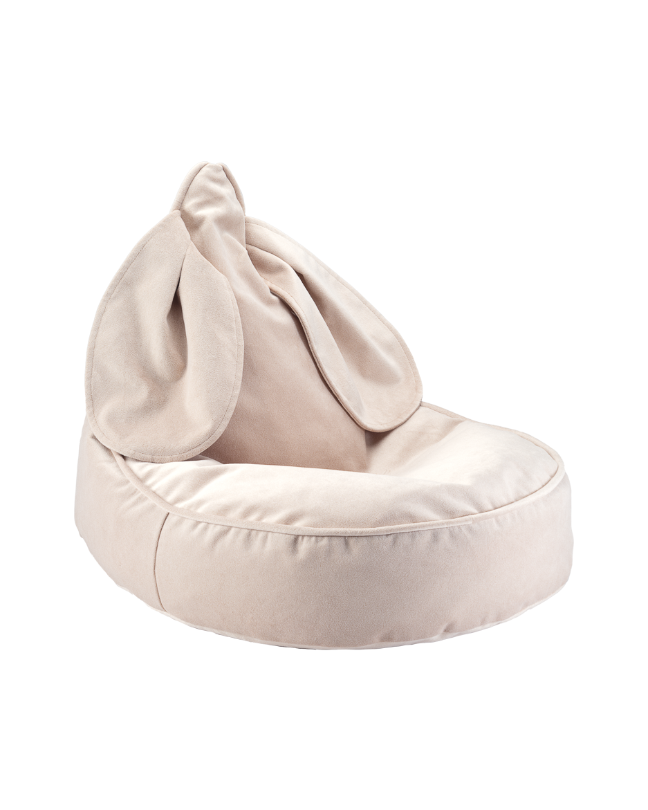 Wigiwama Wigiwama Bunny Beanbag Chair Poef - Dusty Beige - Decomusy