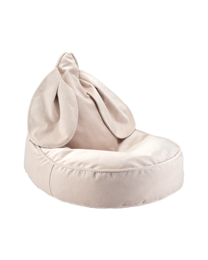 Wigiwama Wigiwama Bunny Beanbag Chair Poef - Dusty Beige - Decomusy