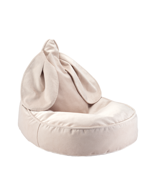 Wigiwama Wigiwama Bunny Beanbag Chair Poef - Dusty Beige - Decomusy