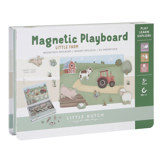 Little Dutch Little Dutch Magnetisch speelbord Little Farm FSC - Decomusy