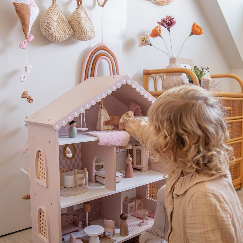 Label Label Doll House - Poppenhuis - Pink