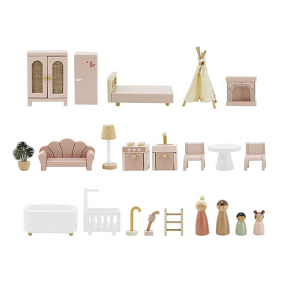 Label Label Doll House - Poppenhuis - Pink