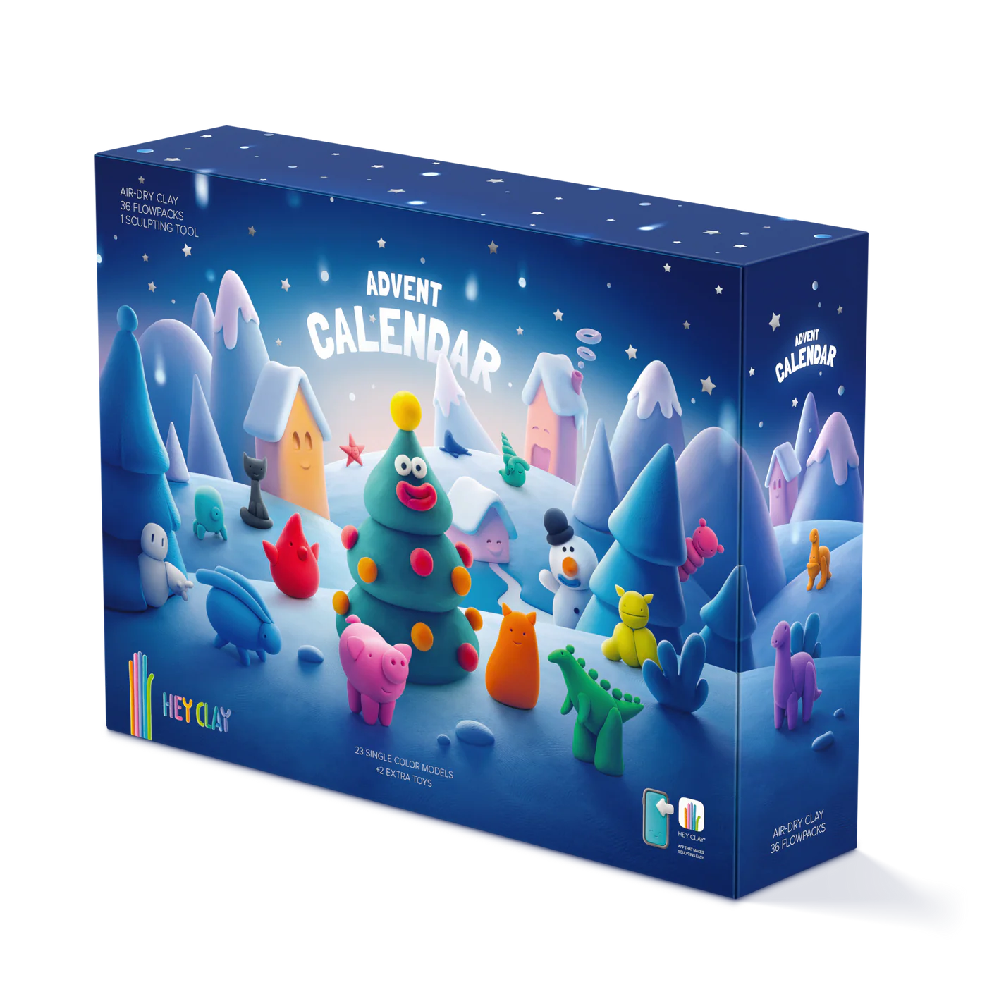 Hey Clay HeyClay boetseerklei Advent Calender 2025 - LIMITED EDITION - Decomusy