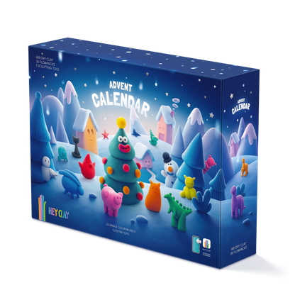 Hey Clay HeyClay boetseerklei Advent Calender 2025 - LIMITED EDITION - Decomusy