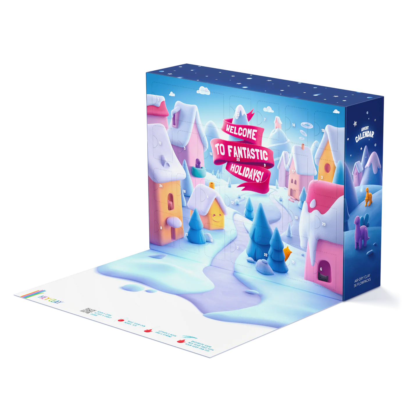 Hey Clay HeyClay boetseerklei Advent Calender 2025 - LIMITED EDITION - Decomusy