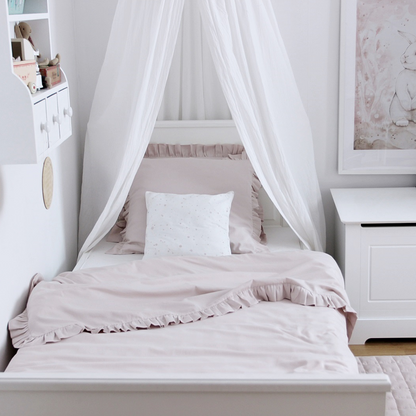 Cotton&Sweets Cotton & Sweets Dekbedovertrek Eenpersoons (140x200cm) Margaret - Powder Pink - Decomusy