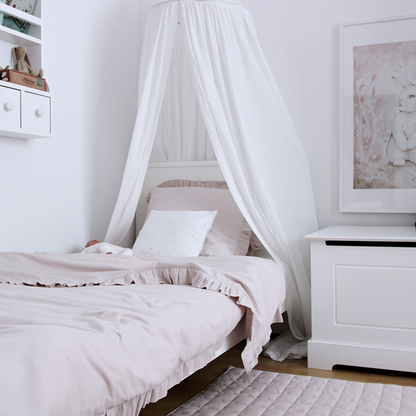 Cotton&Sweets Cotton & Sweets Dekbedovertrek Eenpersoons (140x200cm) Margaret - Powder Pink - Decomusy