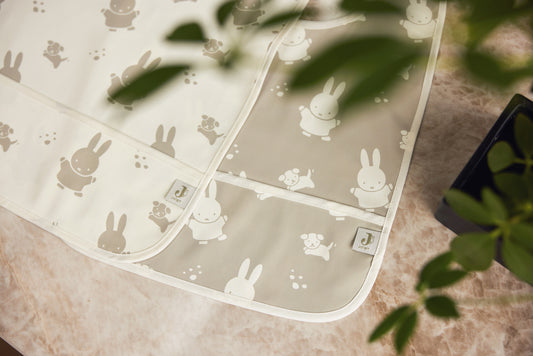 Jollein Jollein Slab Waterproof Miffy&Snuffy Set van 2 - Olive Green - Decomusy