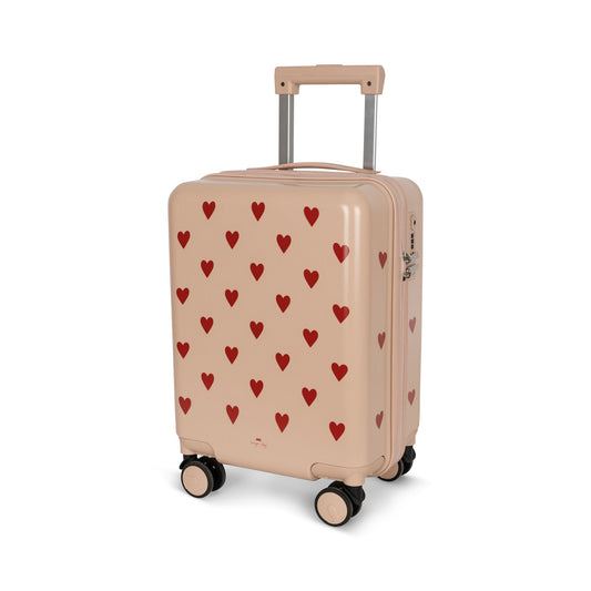 Konges Slojd Konges Sløjd Travel Suitcase Reiskoffer - Hearts - Decomusy