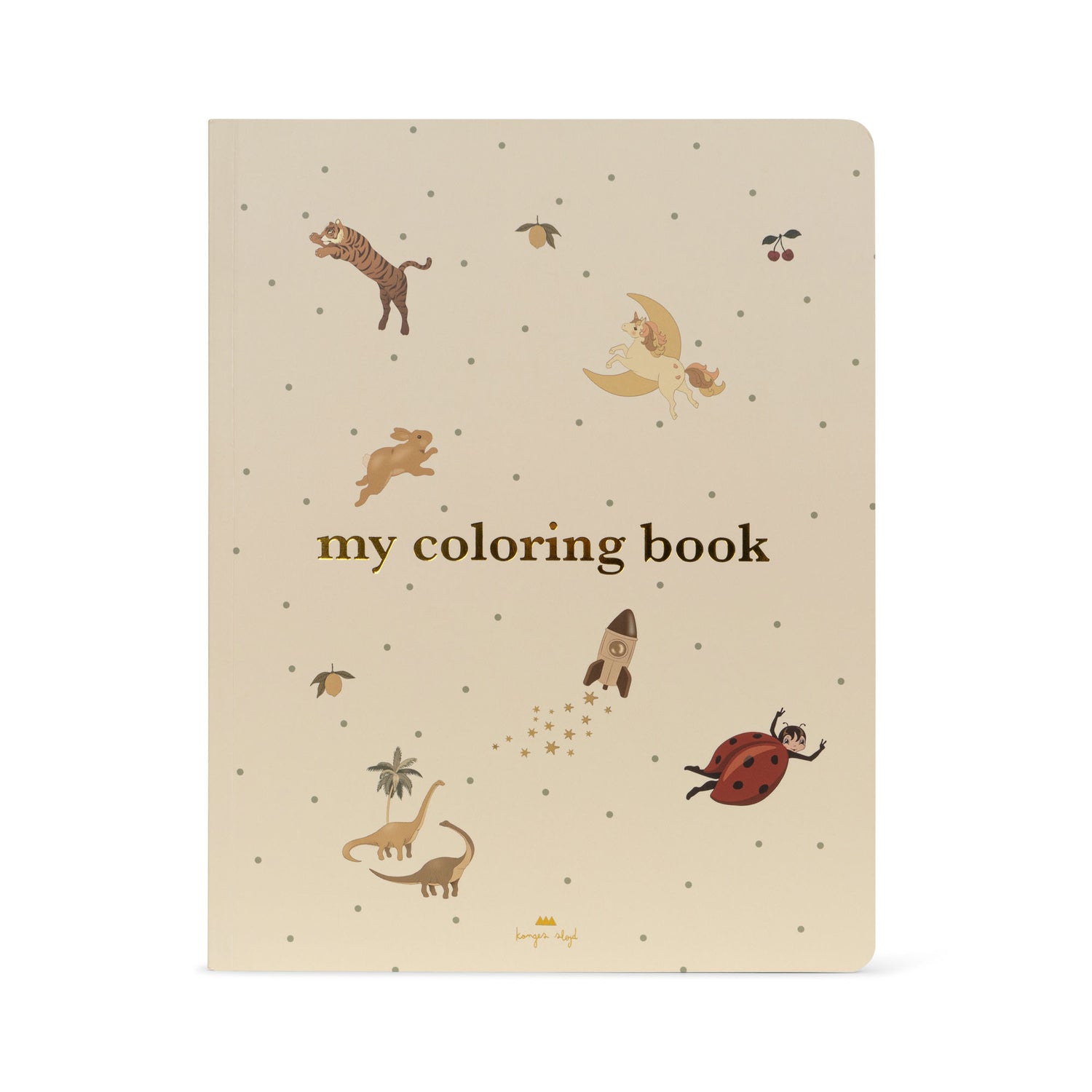 Konges Slojd Konges Sløjd Kleurboek My Coloring Book - Off White - Decomusy