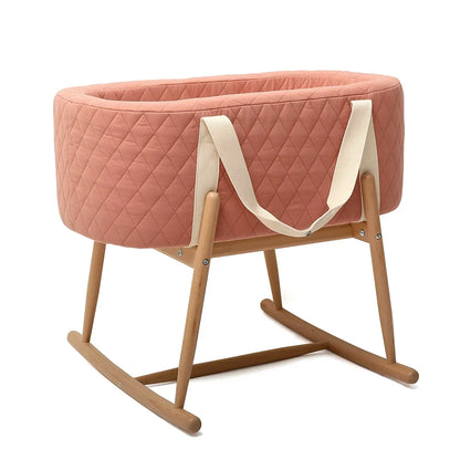 Charlie Crane KUKO Moses Basket - Bois de Rose
