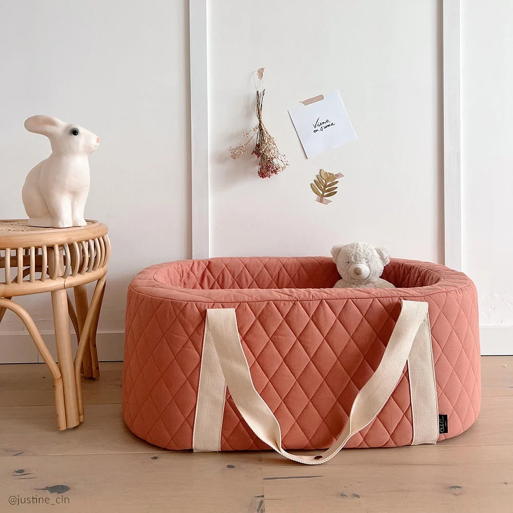 Charlie Crane KUKO Moses Basket - Bois de Rose