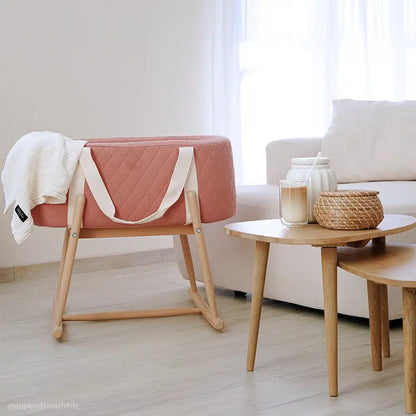 Charlie Crane KUKO Moses Basket - Bois de Rose