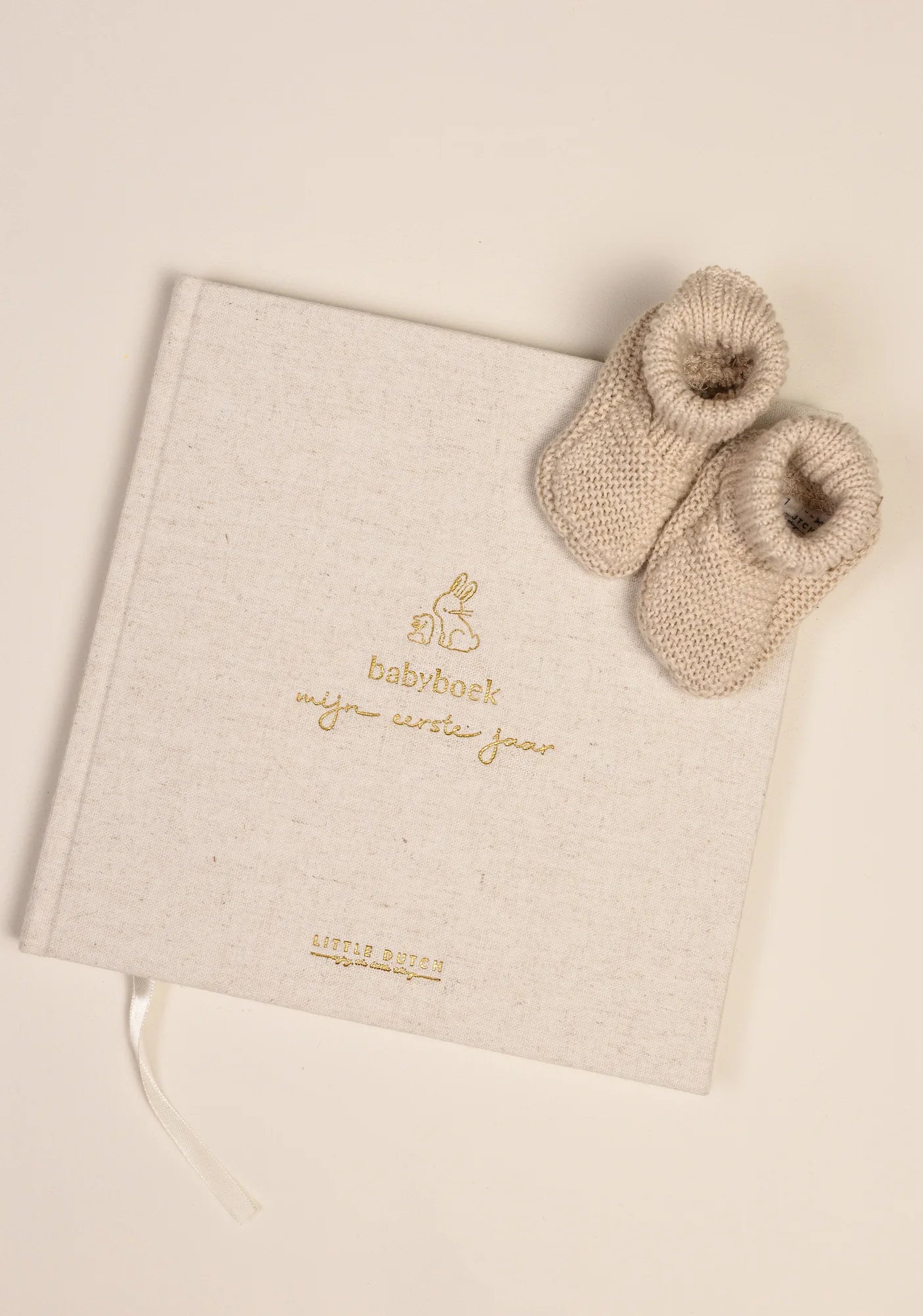 Little Dutch Little Dutch Babyboek 'Mijn eerste jaar' Baby Bunny FSC - Decomusy