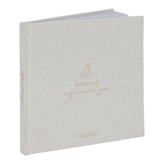 Little Dutch Little Dutch Babyboek 'Mijn eerste jaar' Baby Bunny FSC - Decomusy