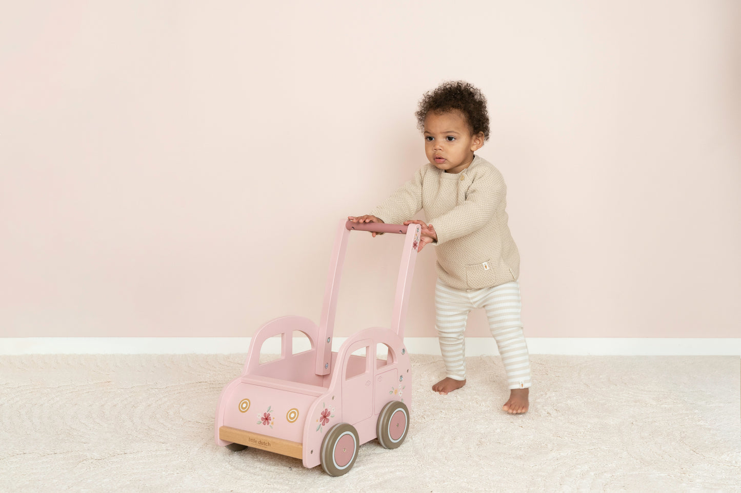 Little Dutch Little Dutch Loopwagen Roze FSC - Decomusy