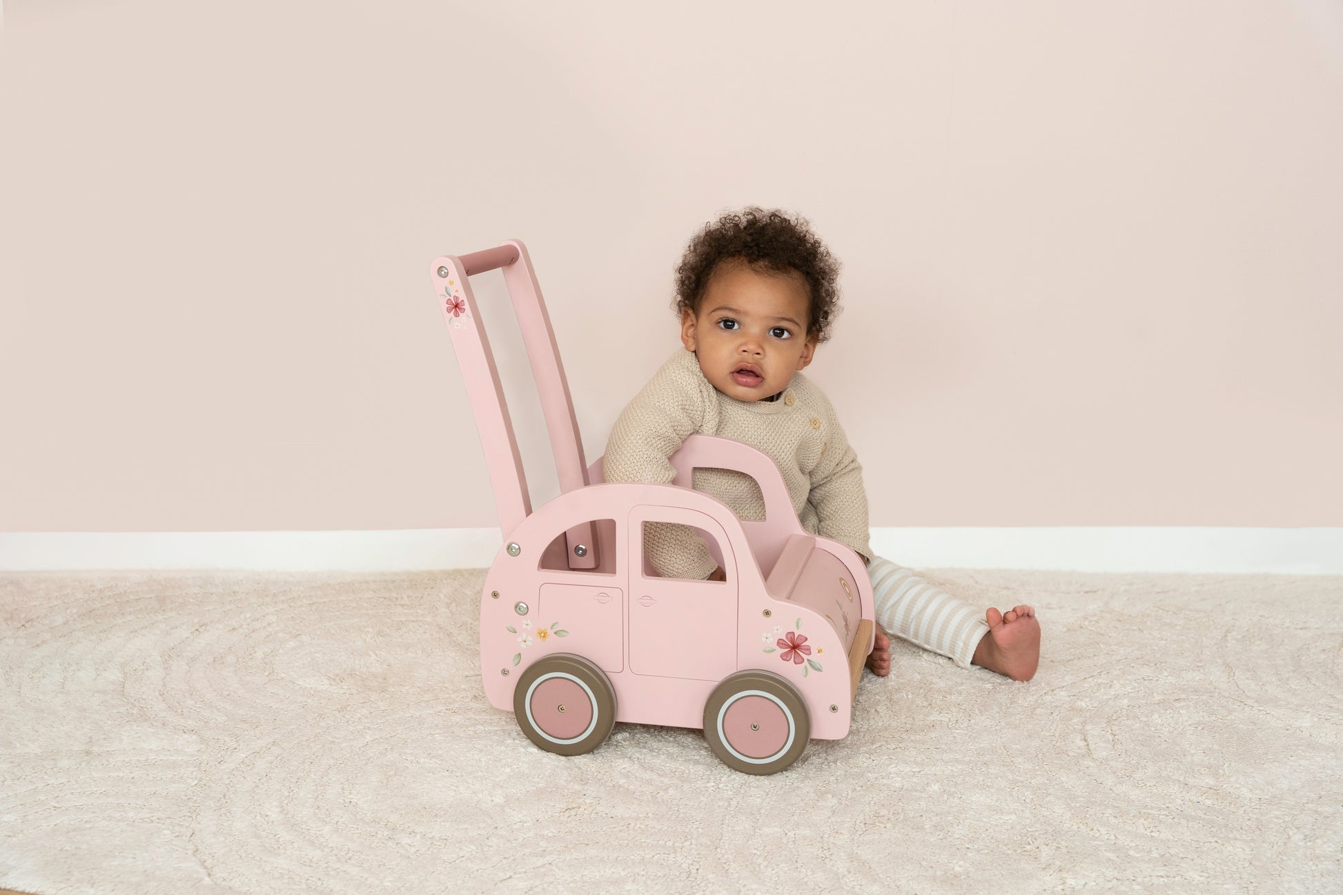 Little Dutch Little Dutch Loopwagen Roze FSC - Decomusy