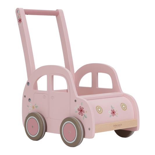 Little Dutch Little Dutch Loopwagen Roze FSC - Decomusy