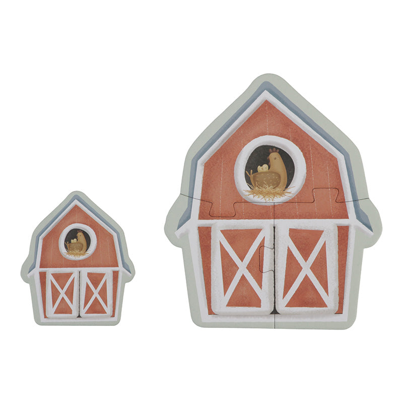 Little Dutch Little Dutch 6 in 1 Puzzel Little Farm - Decomusy