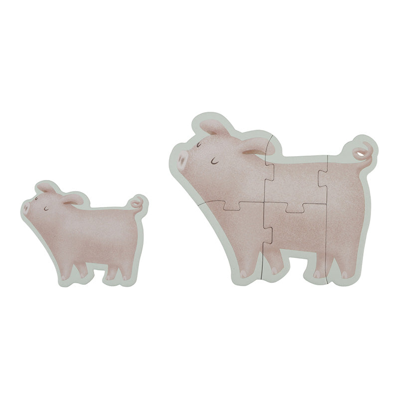 Little Dutch Little Dutch 6 in 1 Puzzel Little Farm - Decomusy