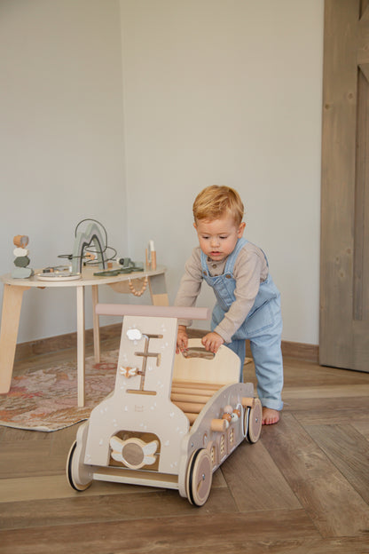 Label Label Label Label 3-in-1 Rocker, Walker and Car - Nougat - Decomusy