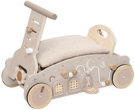Label Label Label Label 3-in-1 Rocker, Walker and Car - Nougat - Decomusy