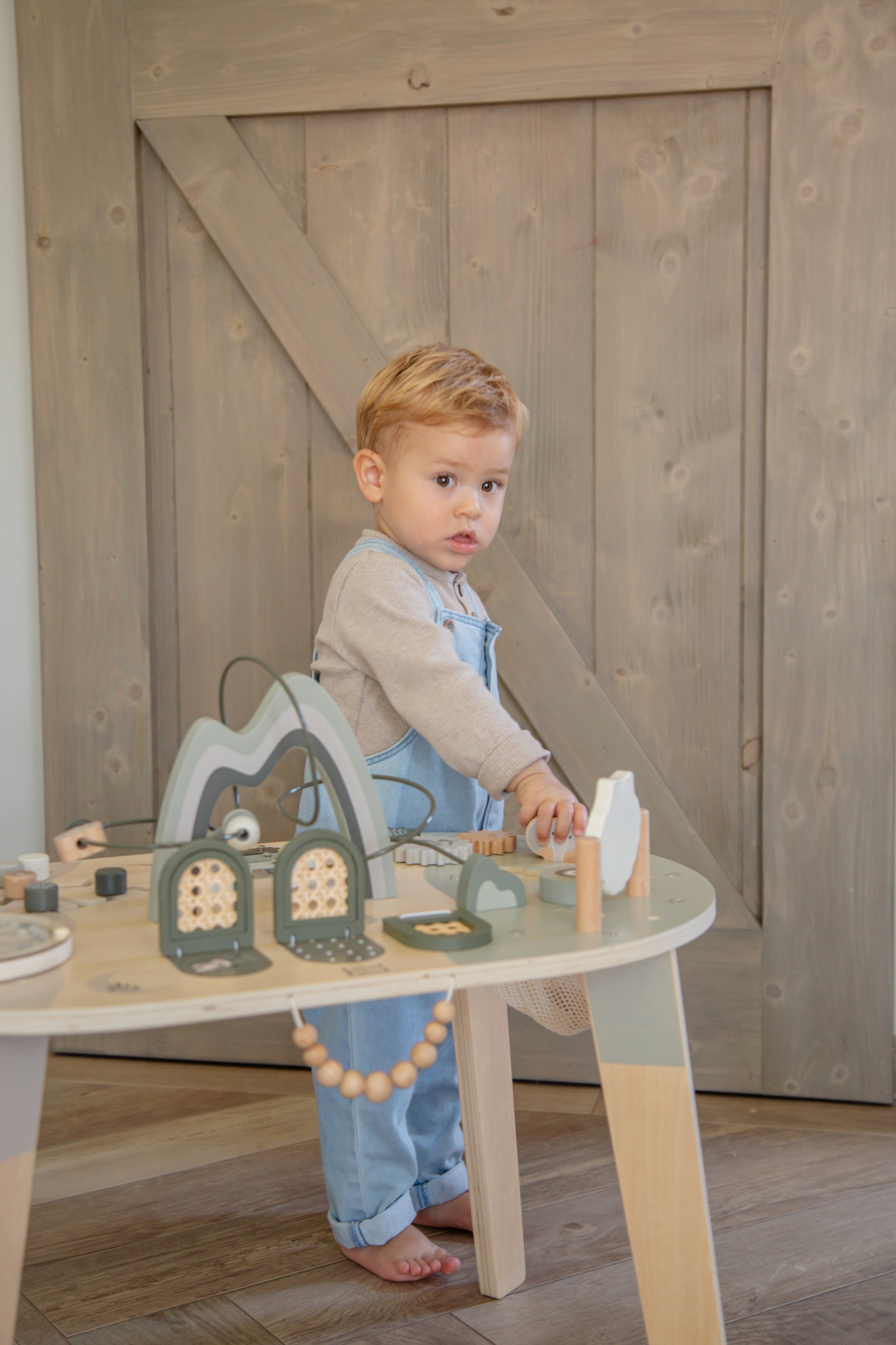 Label Label Label Label Activiteitentafel - Olive Green - Decomusy